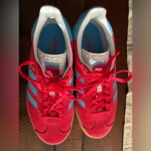Adidas GAZELLE BOLD-Red and Blue Retro Sneakers Women’s Size 7.5